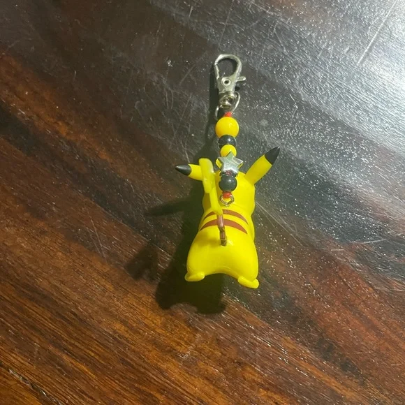 Handmade Pikachu Keychain - Picture 4 of 5